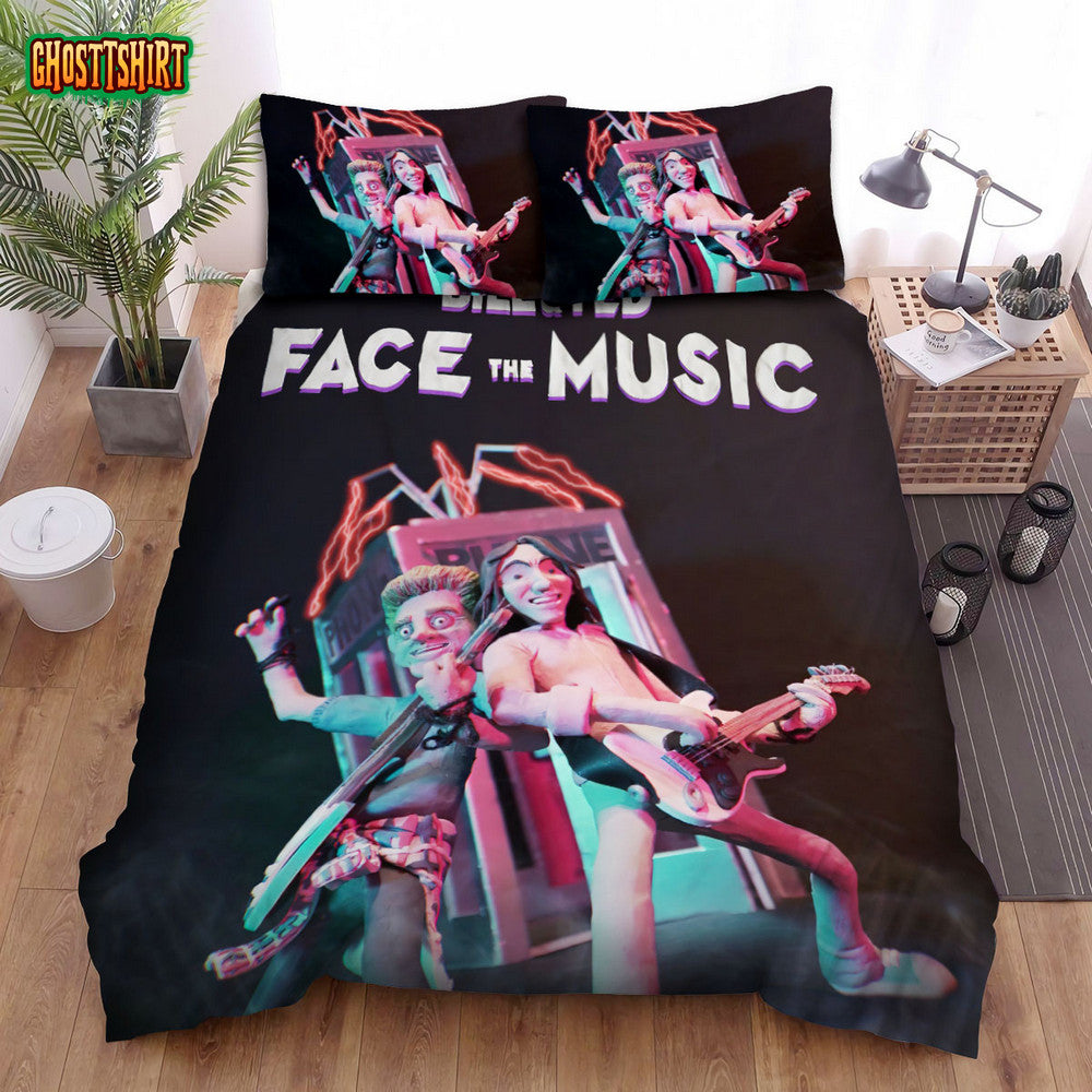 Bill & Ted Face The Music (2020) Movie Digital Art 8 Bed Sheets Duvet Cover Bedding Set