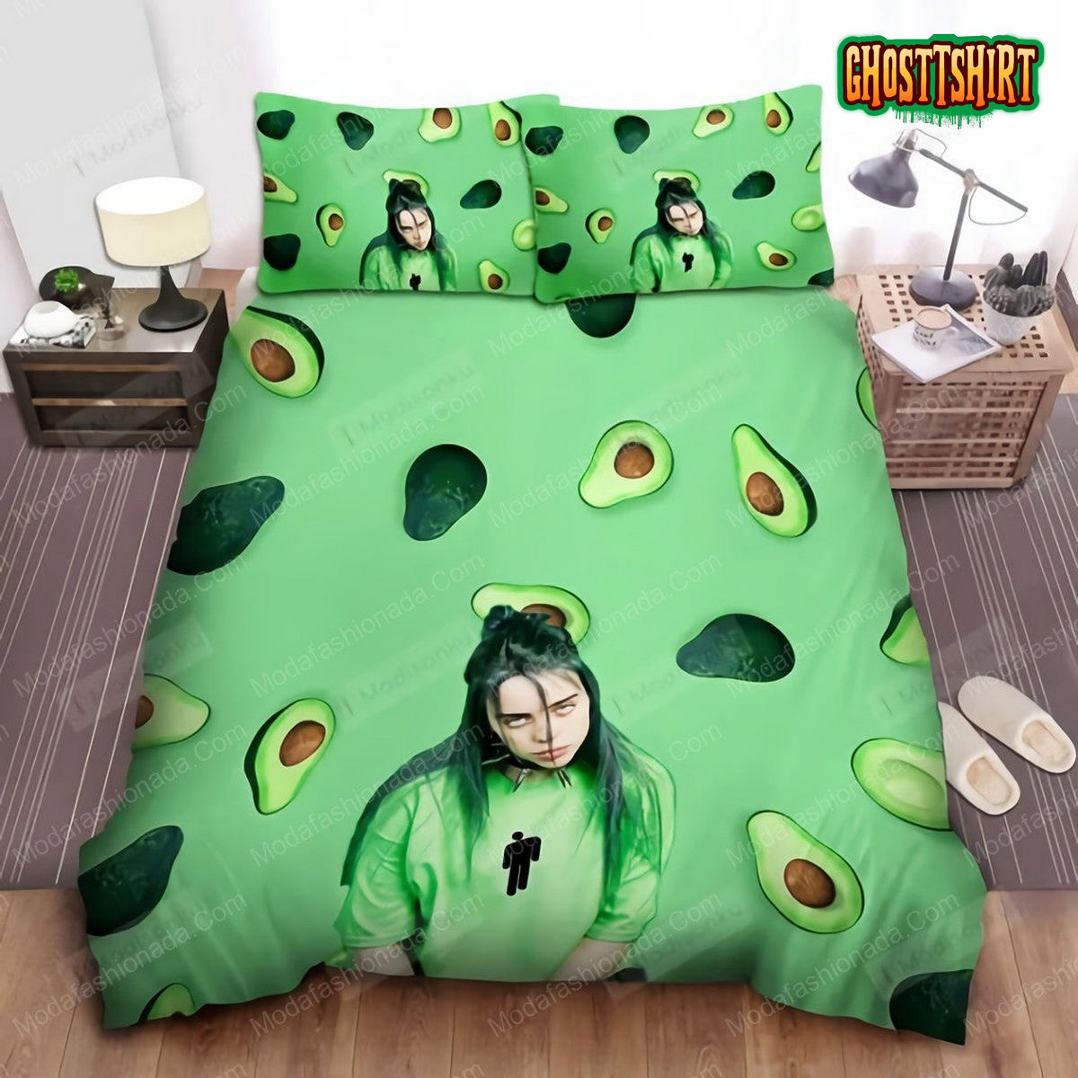 Billie Eilish And Avocados Photograph 34 Bedding sets