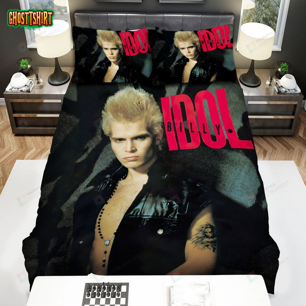 Billy Idol Album Bed Sheets Spread Comforter Duvet Cover Bedding Set