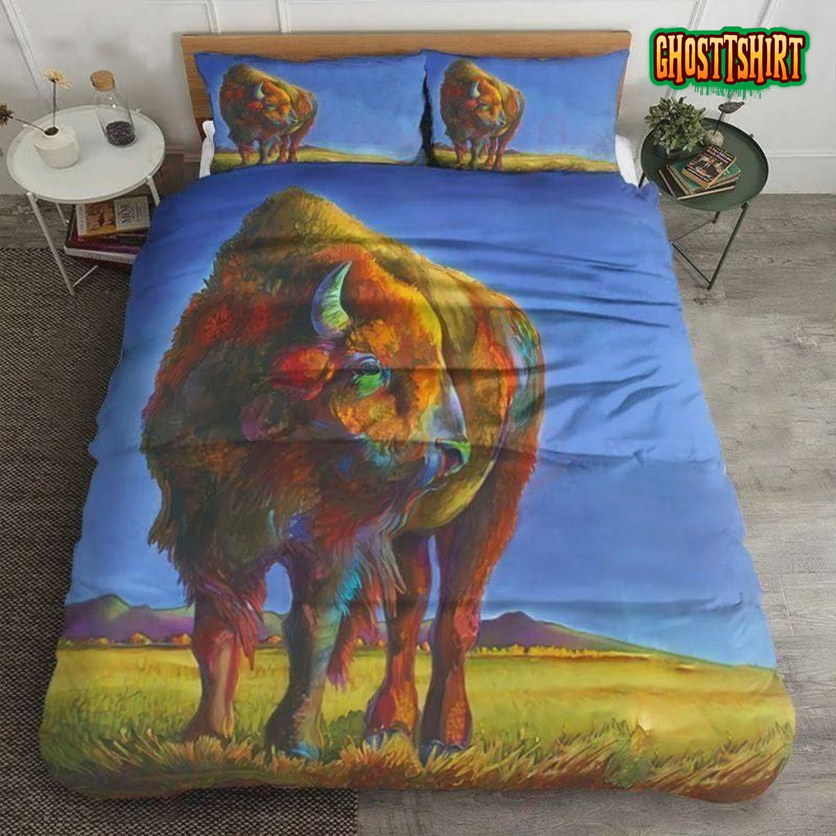 Bison Bed Sheets Duvet Cover Bedding Set
