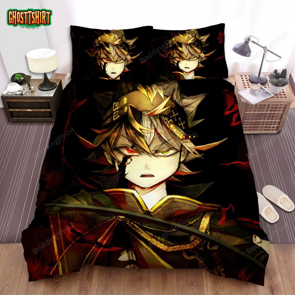 Black Clover (2017–2021) Darkness Movie Poster Bed Sheets Duvet Cover Bedding Set