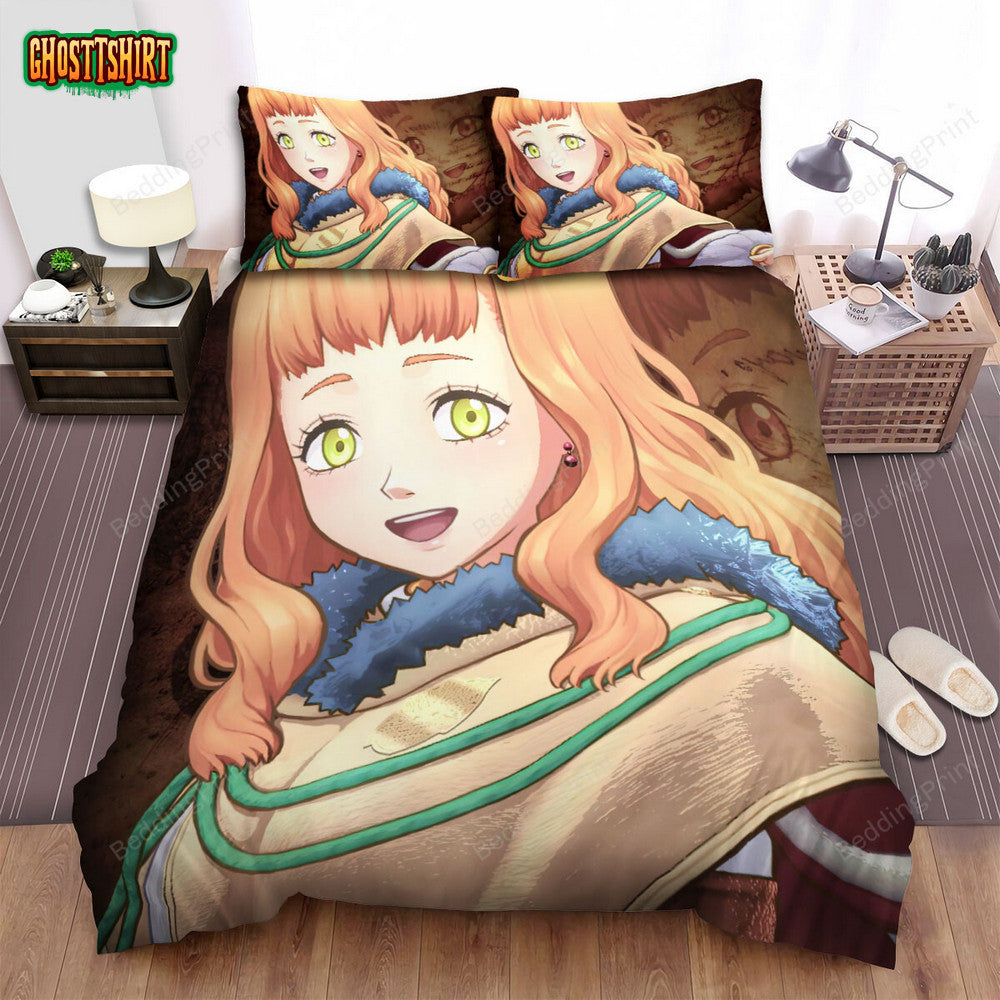 Black Clover (2017–2021) Mercy Movie Poster Bed Sheets Duvet Cover Bedding Set