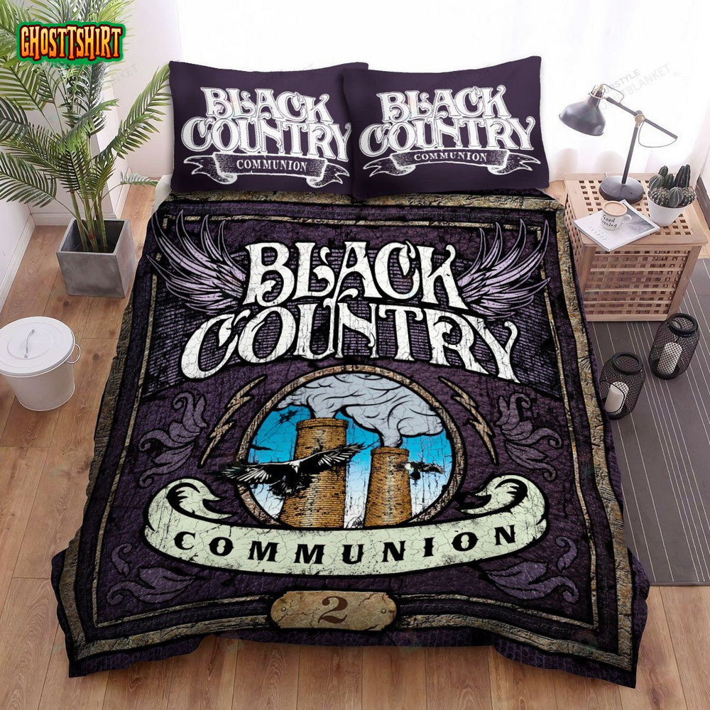 Black Country Communion Band Factory Bed Sheets Spread Comforter Duvet Cover Bedding Set