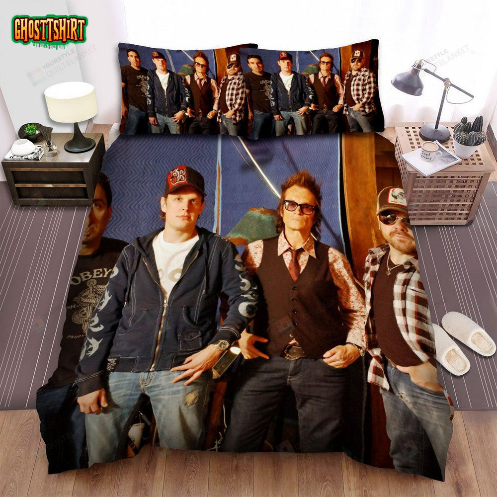Black Country Communion Band In A Room Bed Sheets Spread Comforter Duvet Cover Bedding Set