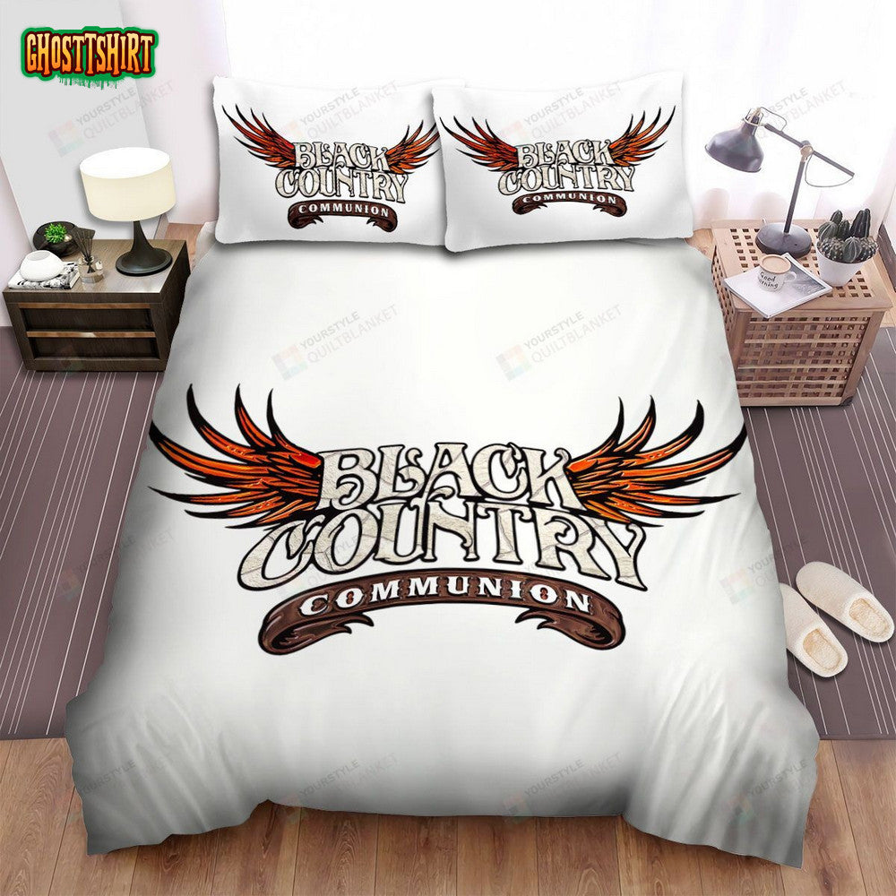 Black Country Communion Band Logo Bed Sheets Spread Comforter Duvet Cover Bedding Set