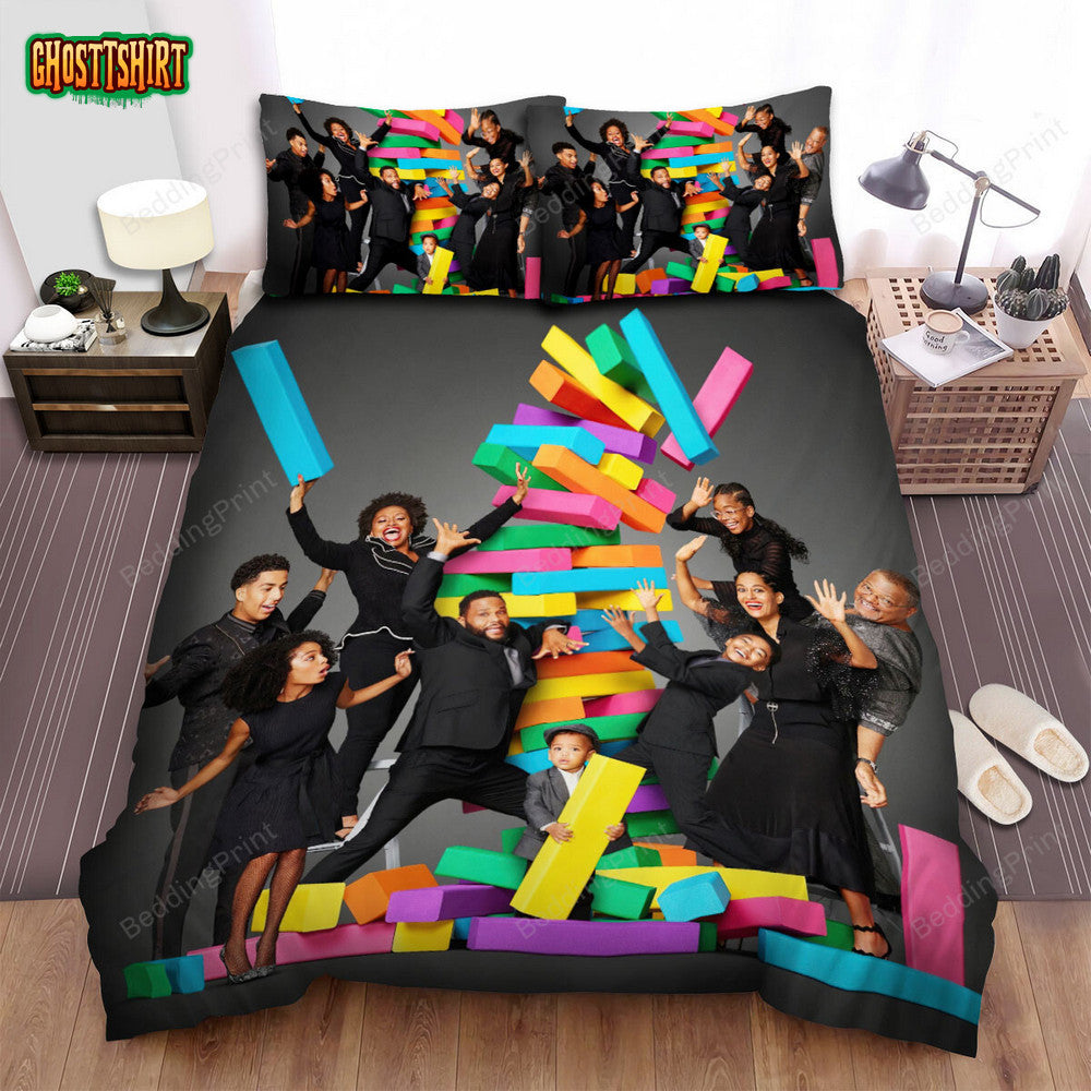 Black-Ish (2014–2022) Movie Poster 3 Bed Sheets Duvet Cover Bedding Set