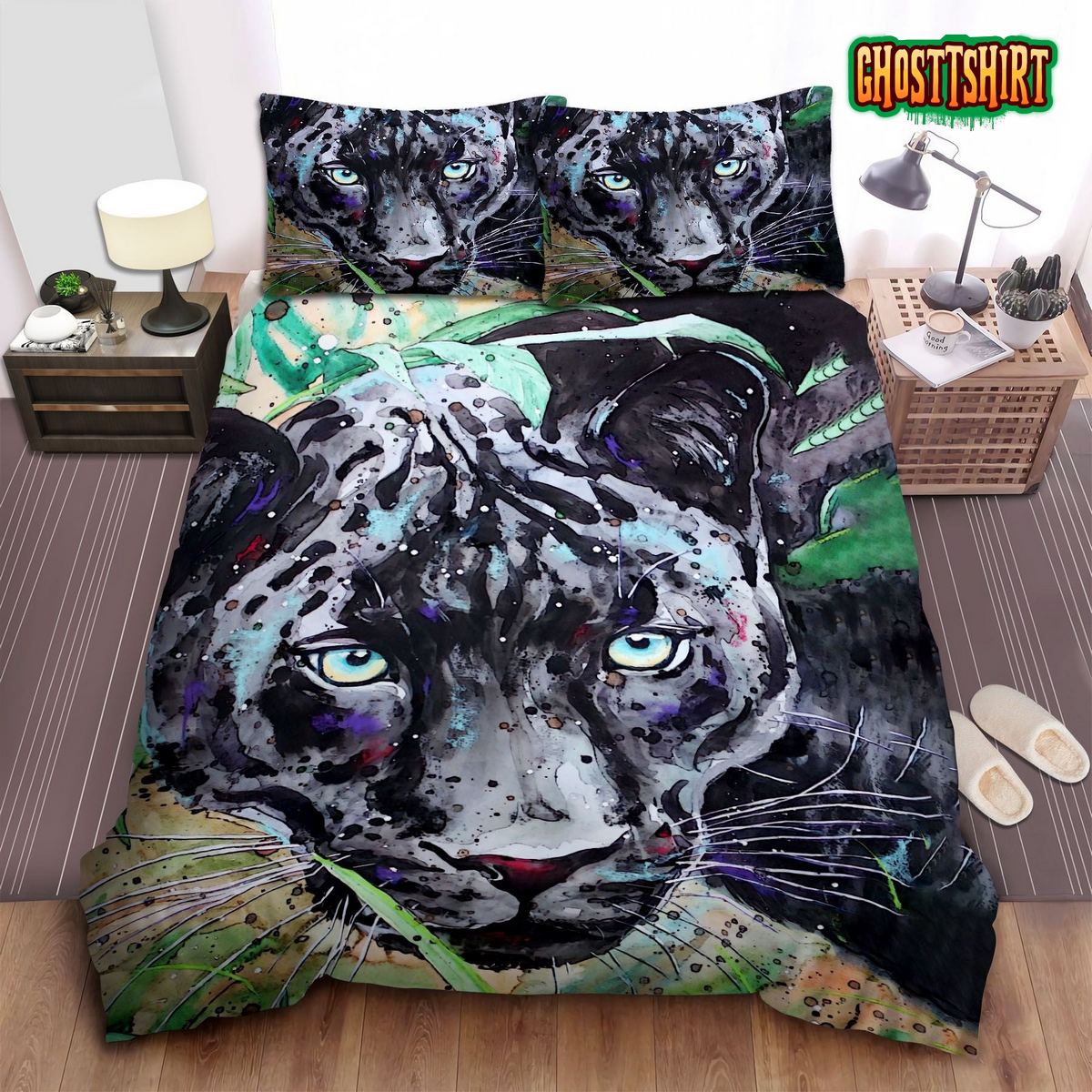 Black Panther Painting Bedding Set