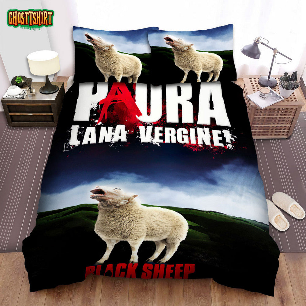 Black Sheep Paura Lana Vergine Movie Poster Bed Sheets Spread Comforter Duvet Cover Bedding Set