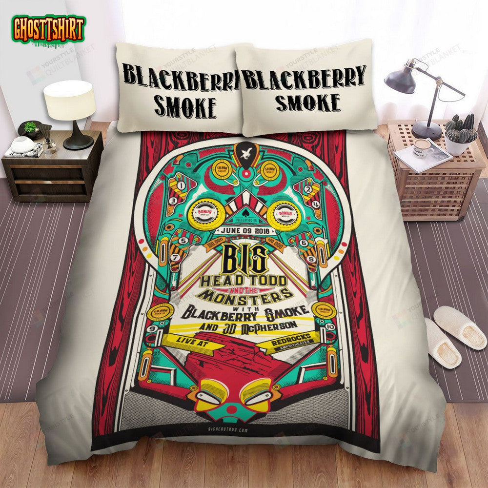 Blackberry Smoke Poster Artwork Bed Sheets Spread Comforter Duvet Cover Bedding Set