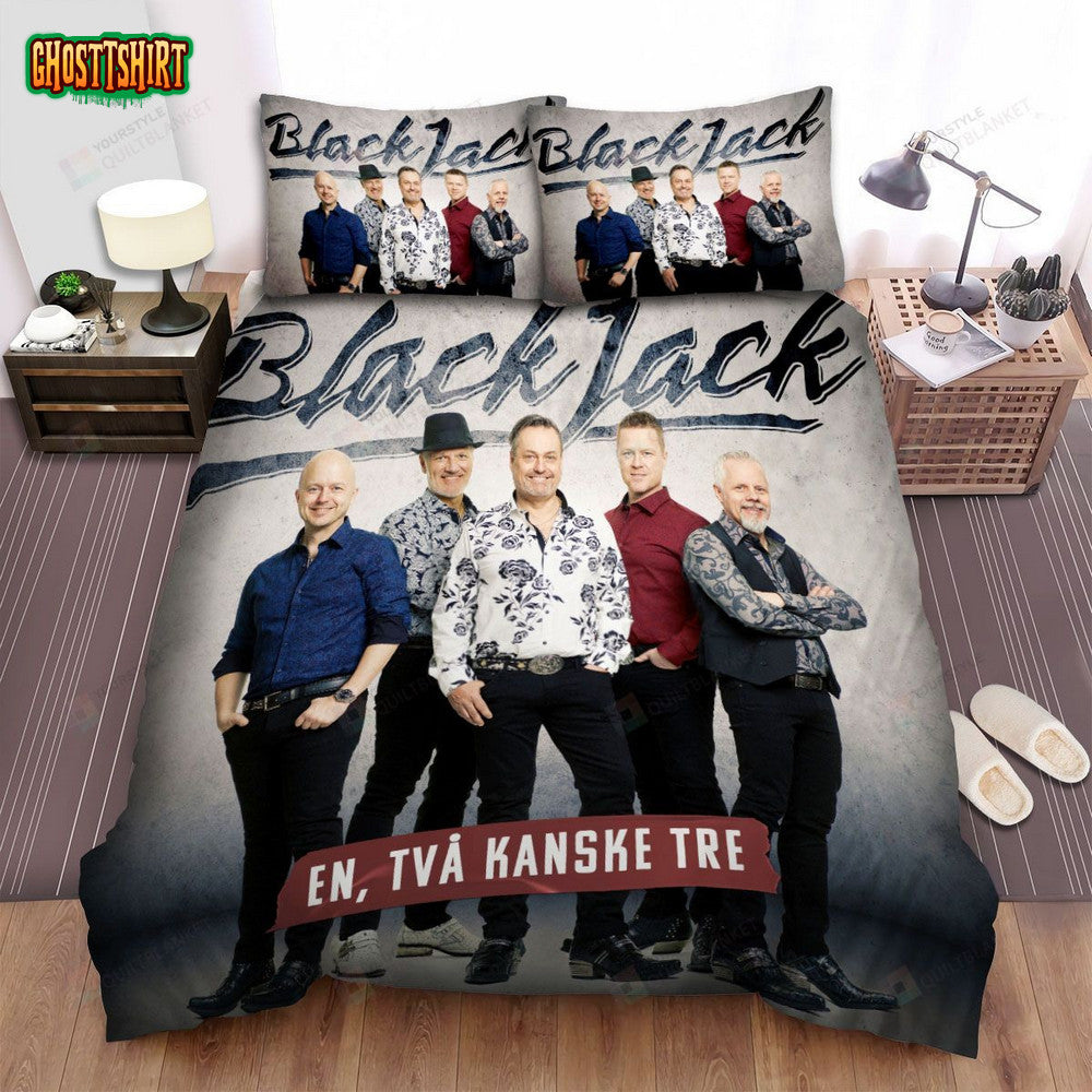 Blackjack Band Bed Sheets Spread Comforter Duvet Cover Bedding Set
