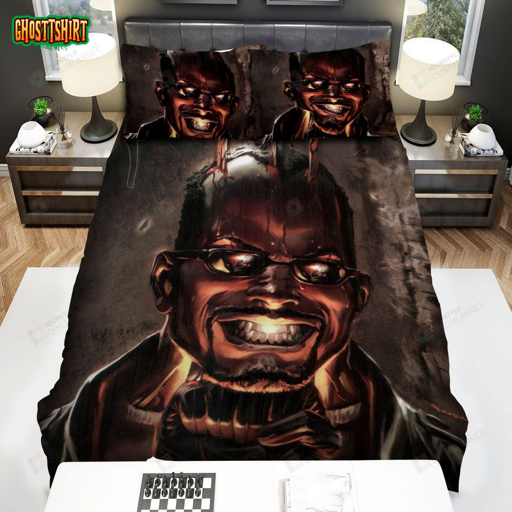 Blade Ii (2002) Pierce The Head Movie Poster Bed Sheets Spread Comforter Duvet Cover Bedding Set