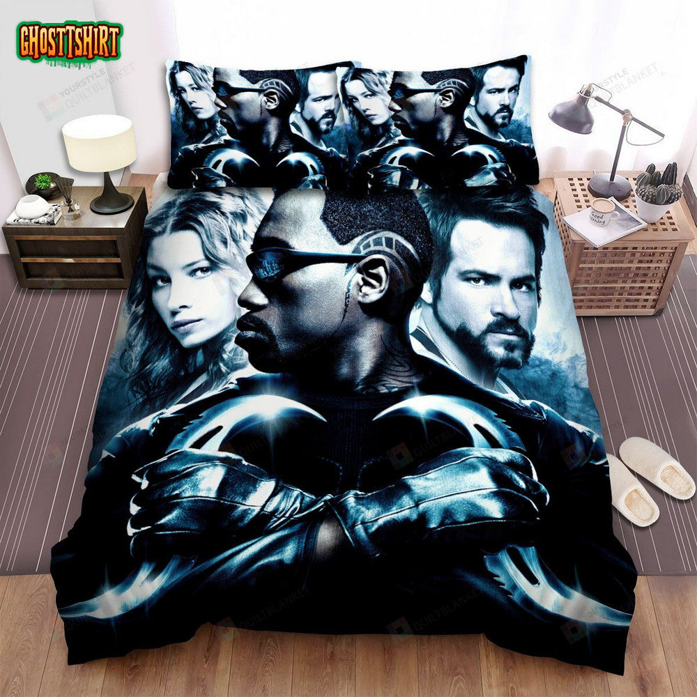 Blade Trinity (2004) Poster 4 Bed Sheets Spread Comforter Duvet Cover Bedding Set