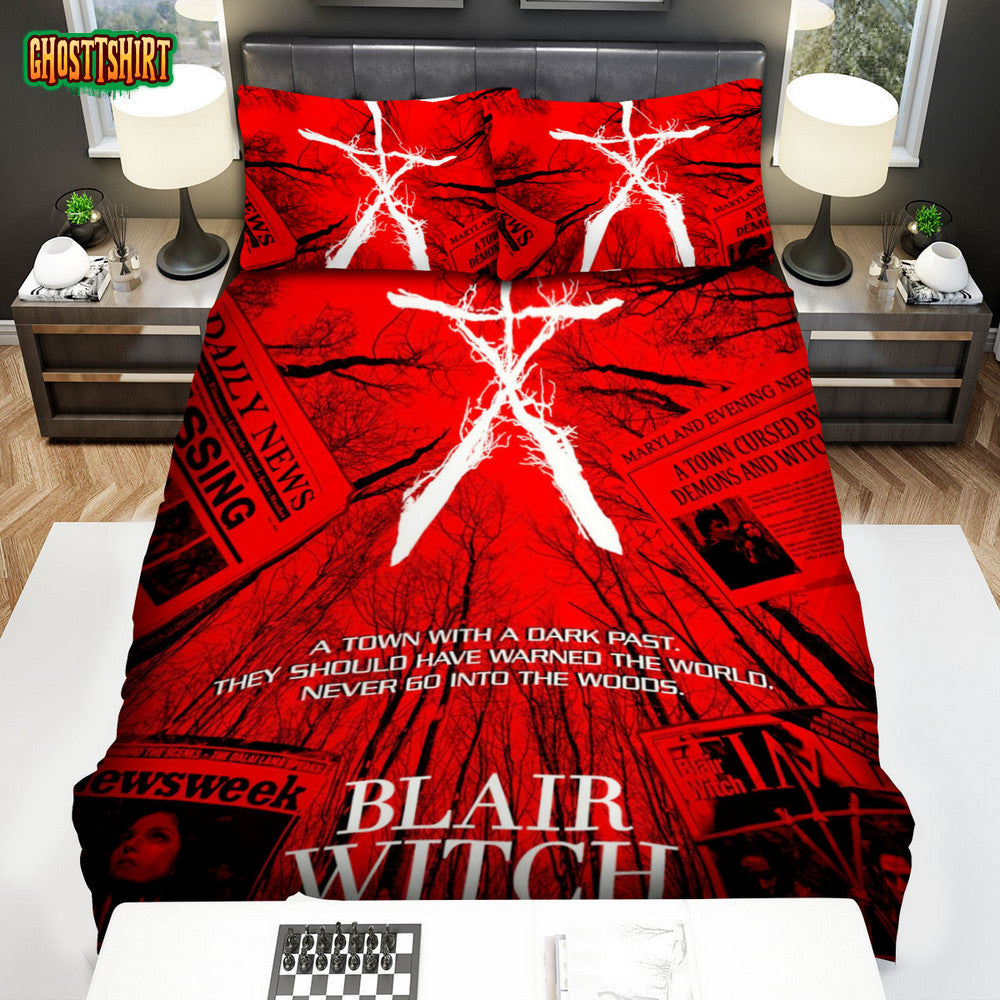 Blair Witch Movie Poster Ii Photo Bed Sheets Spread Comforter Duvet Cover Bedding Set