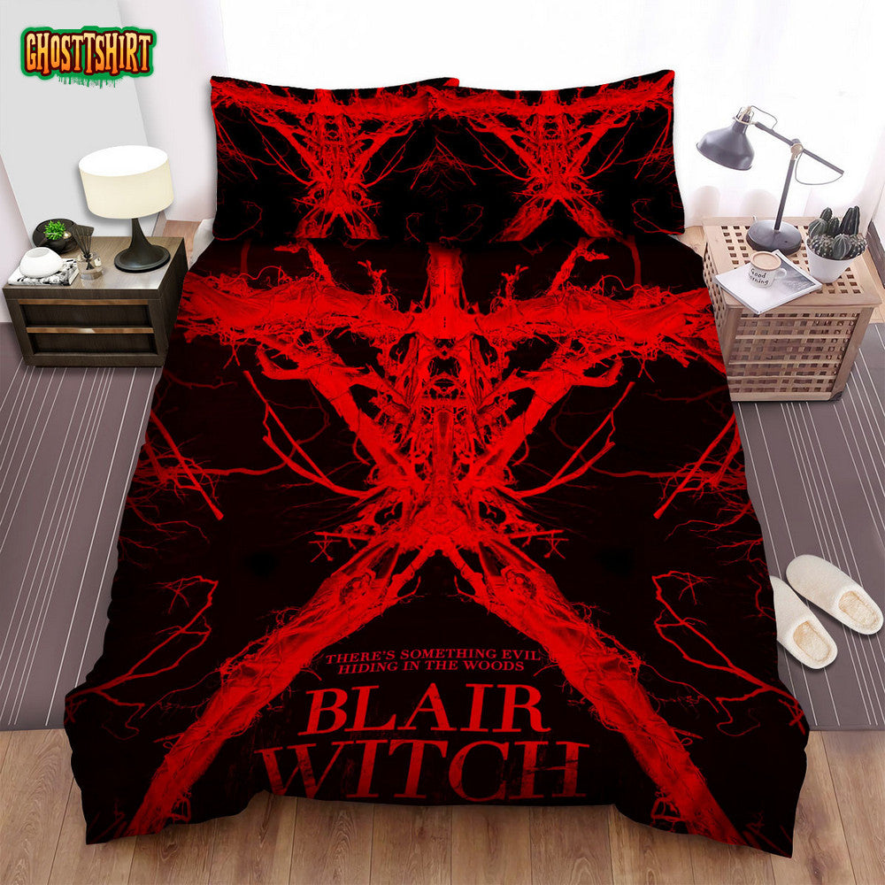 Blair Witch Movie Poster Iii Photo Bed Sheets Spread Comforter Duvet Cover Bedding Set