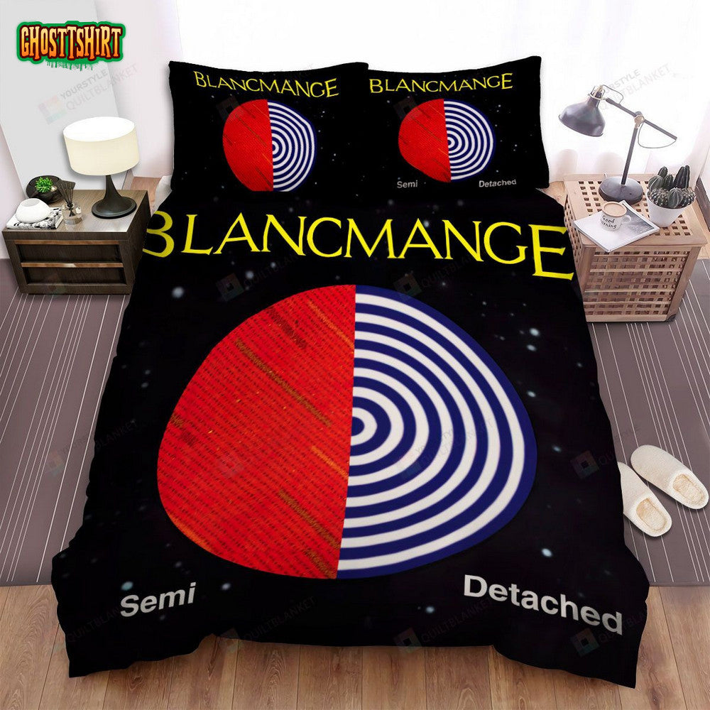 Blancmange Semi Detached Album Music Bed Sheets Spread Comforter Duvet Cover Bedding Set