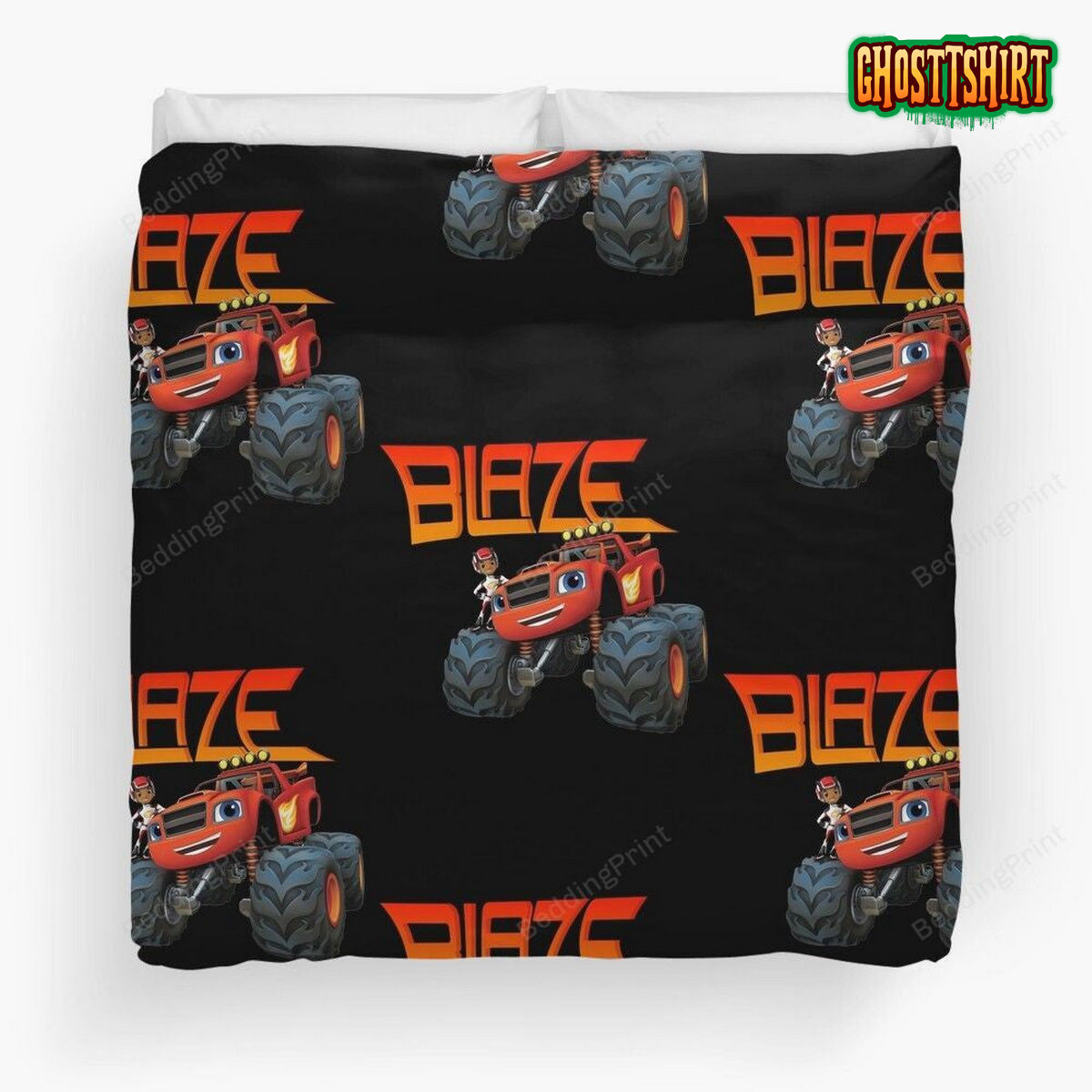 Blaze And The Monster Machines Duvet Cover Bedding Set