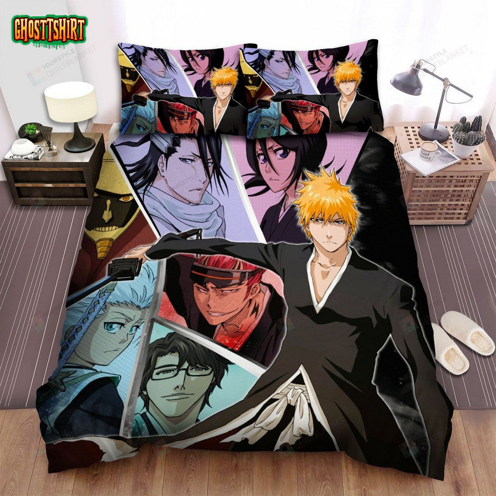Bleach Brave Souls Characters Bed Sheets Spread Comforter Duvet Cover Bedding Set