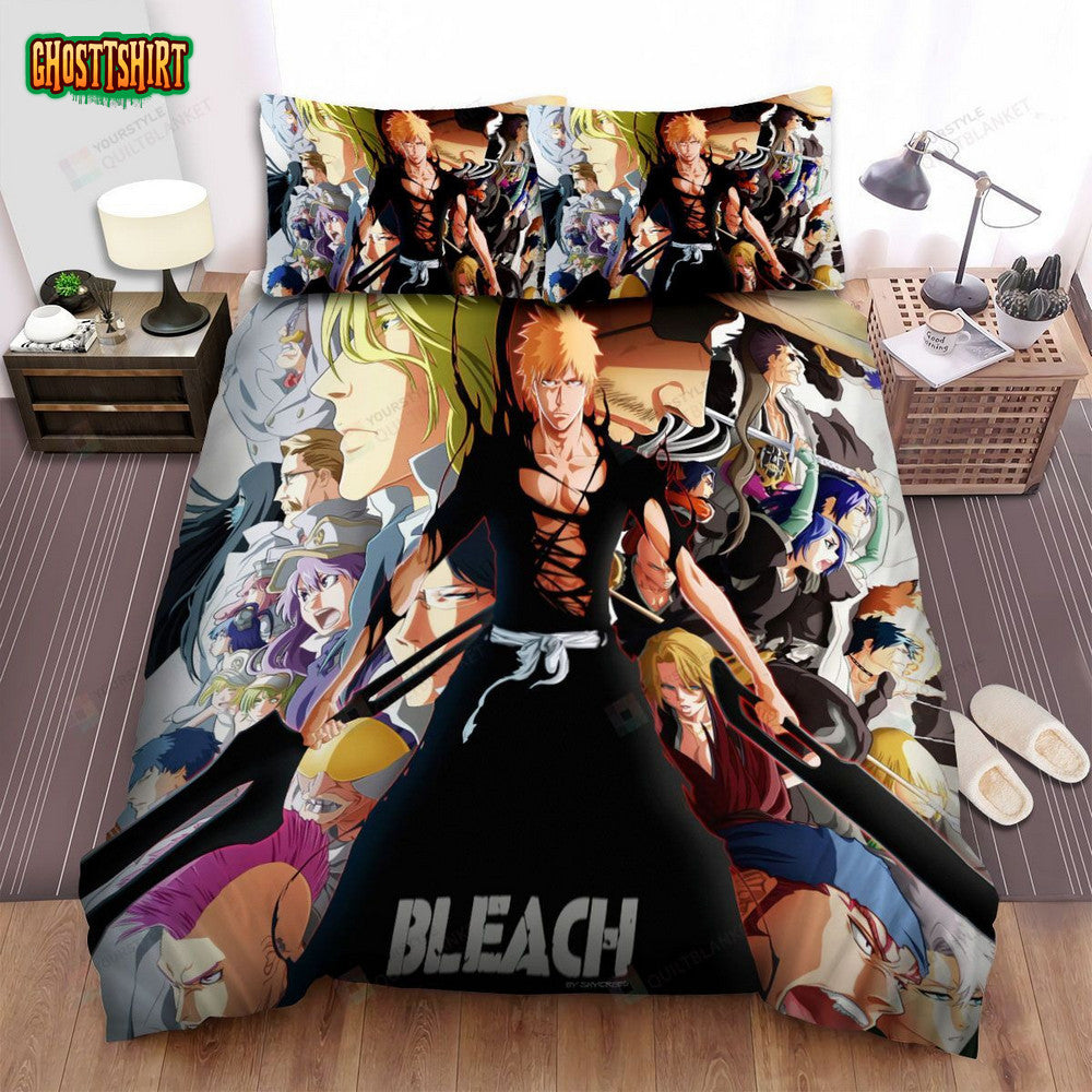 Bleach Characters Bed Sheets Spread Comforter Duvet Cover Bedding Set