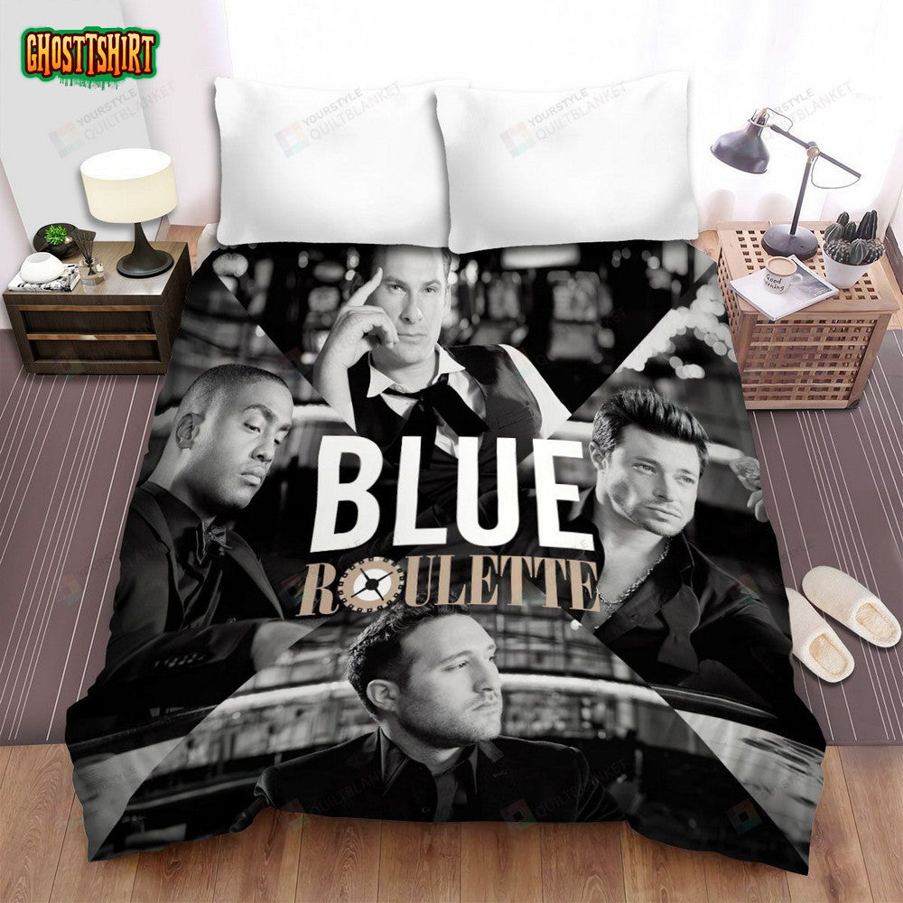 Blue (Music Band) Roulette Bed Sheets Spread Comforter Duvet Cover Bedding Set