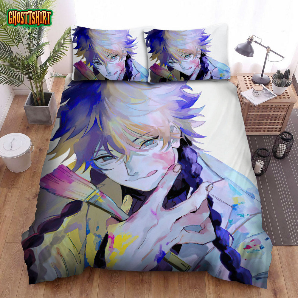 Blue Period Manga Anime Bed Sheets Duvet Cover Bedding Set