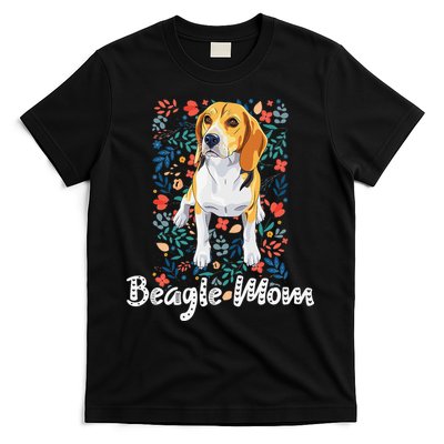 Beagle Mom Gifts for Dog Lovers & Beagle Mama T-Shirt