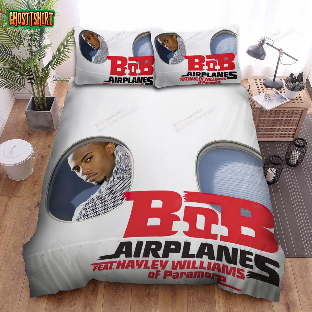 B.O.B Airplanes Album Cover Bed Sheets Spread Comforter Duvet Cover Bedding Set