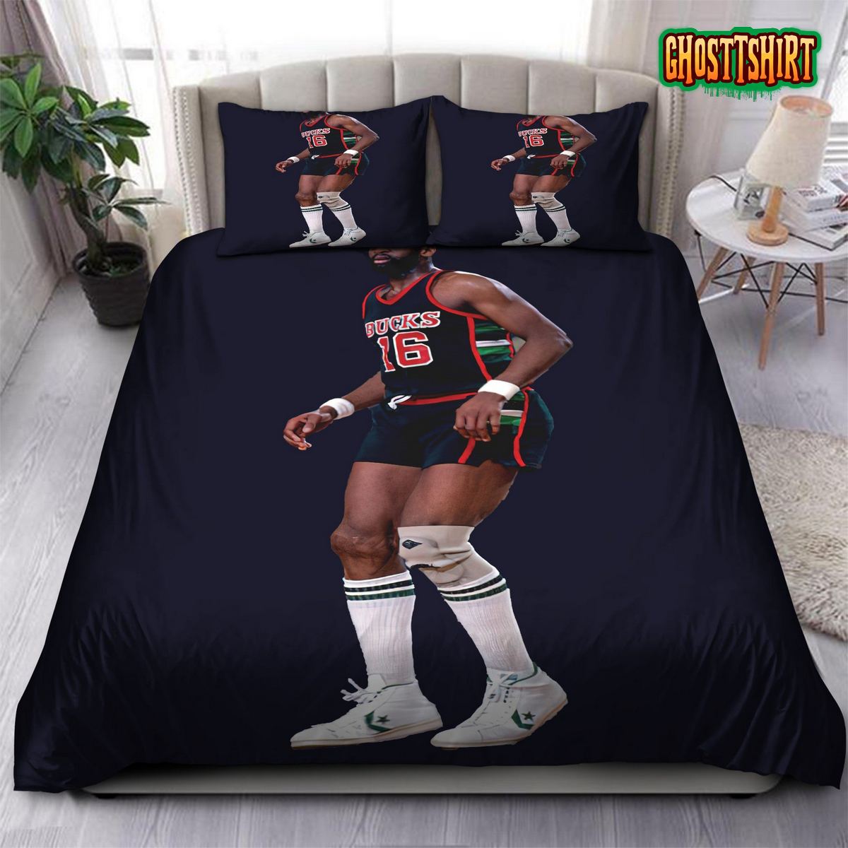 Bob Lanier 1982 Milwaukee Bucks NBA 51 Bedding Set