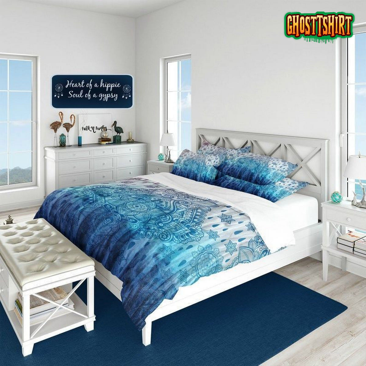 Boho Chic Bed Sheets Duvet Cover Bedding Set