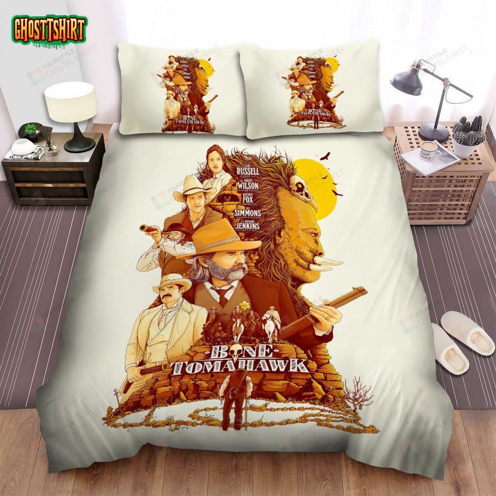 Bone Tomahawk Art Poster Movie Poster Bed Sheets Spread Comforter Duvet Cover Bedding Set