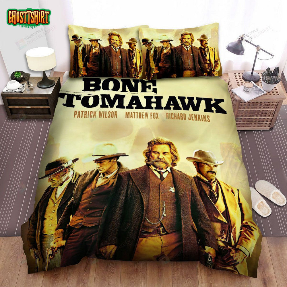 Bone Tomahawk Kurt Rusell Movie Poster Bed Sheets Spread Comforter Duvet Cover Bedding Set