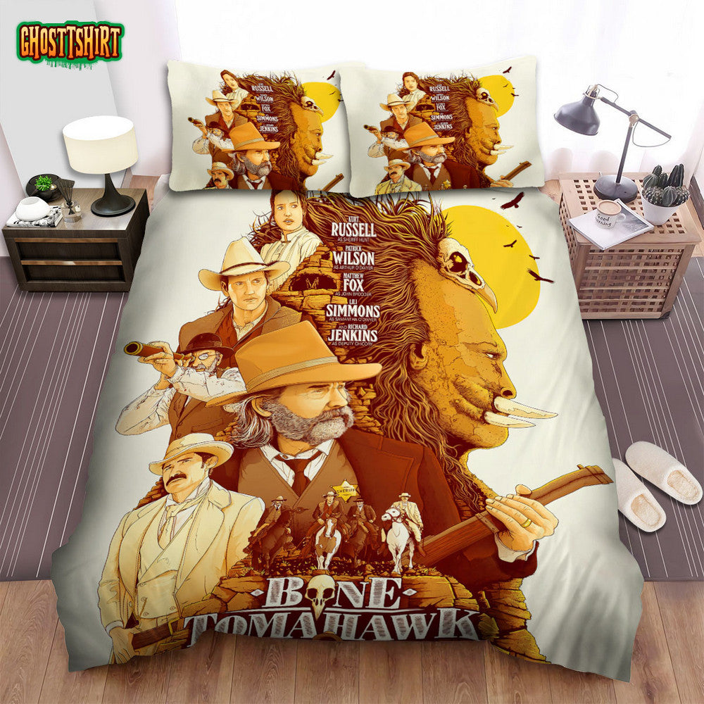 Bone Tomahawk Poster Art 2 Bed Sheets Spread Comforter Duvet Cover Bedding Set