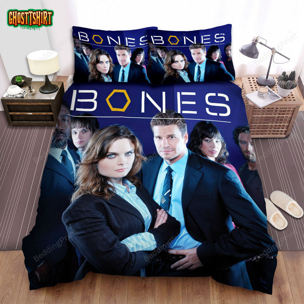 Bones (2005–2017) Movie Poster 10 Bed Sheets Duvet Cover Bedding Set