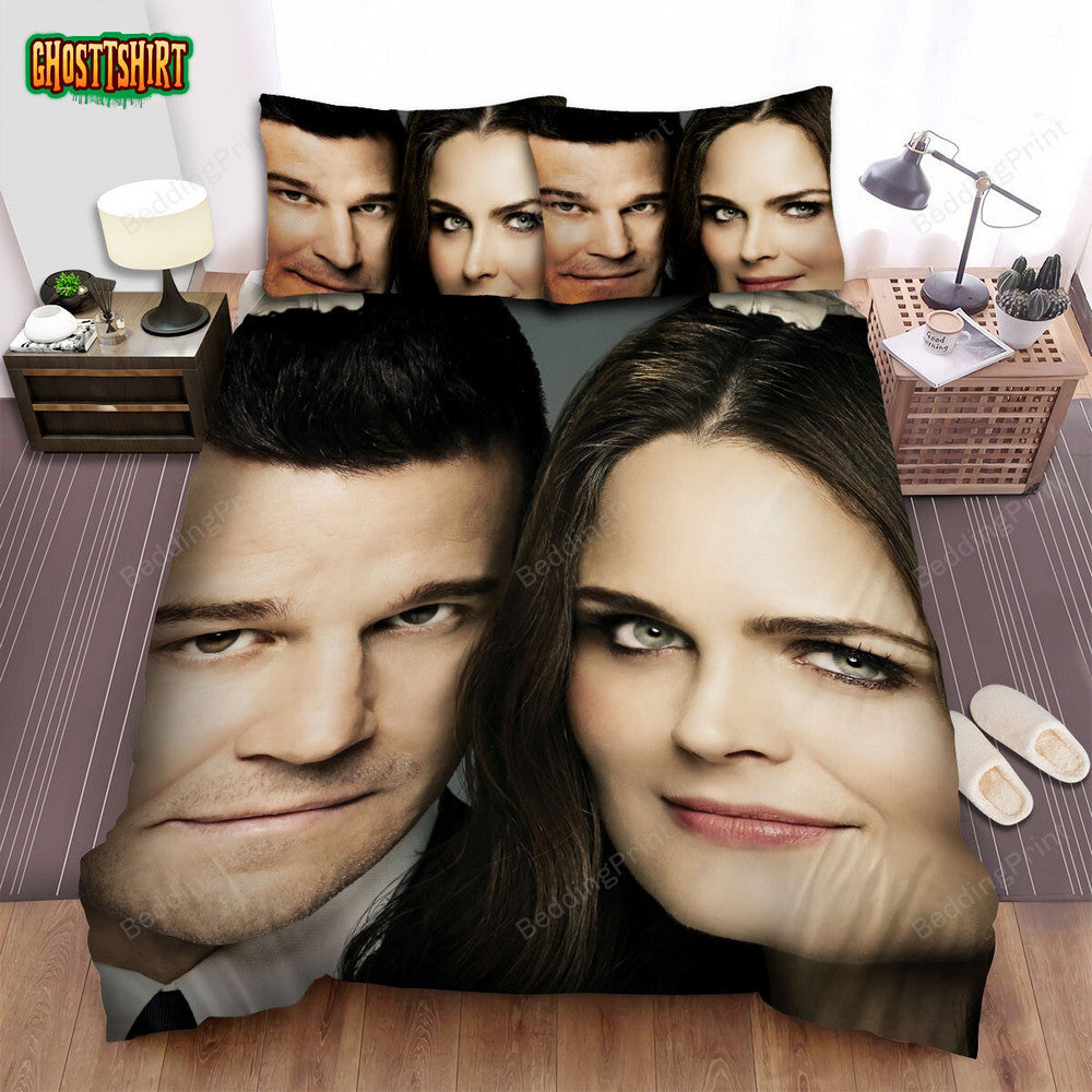 Bones (2005–2017) Movie Poster 3 Bed Sheets Duvet Cover Bedding Set
