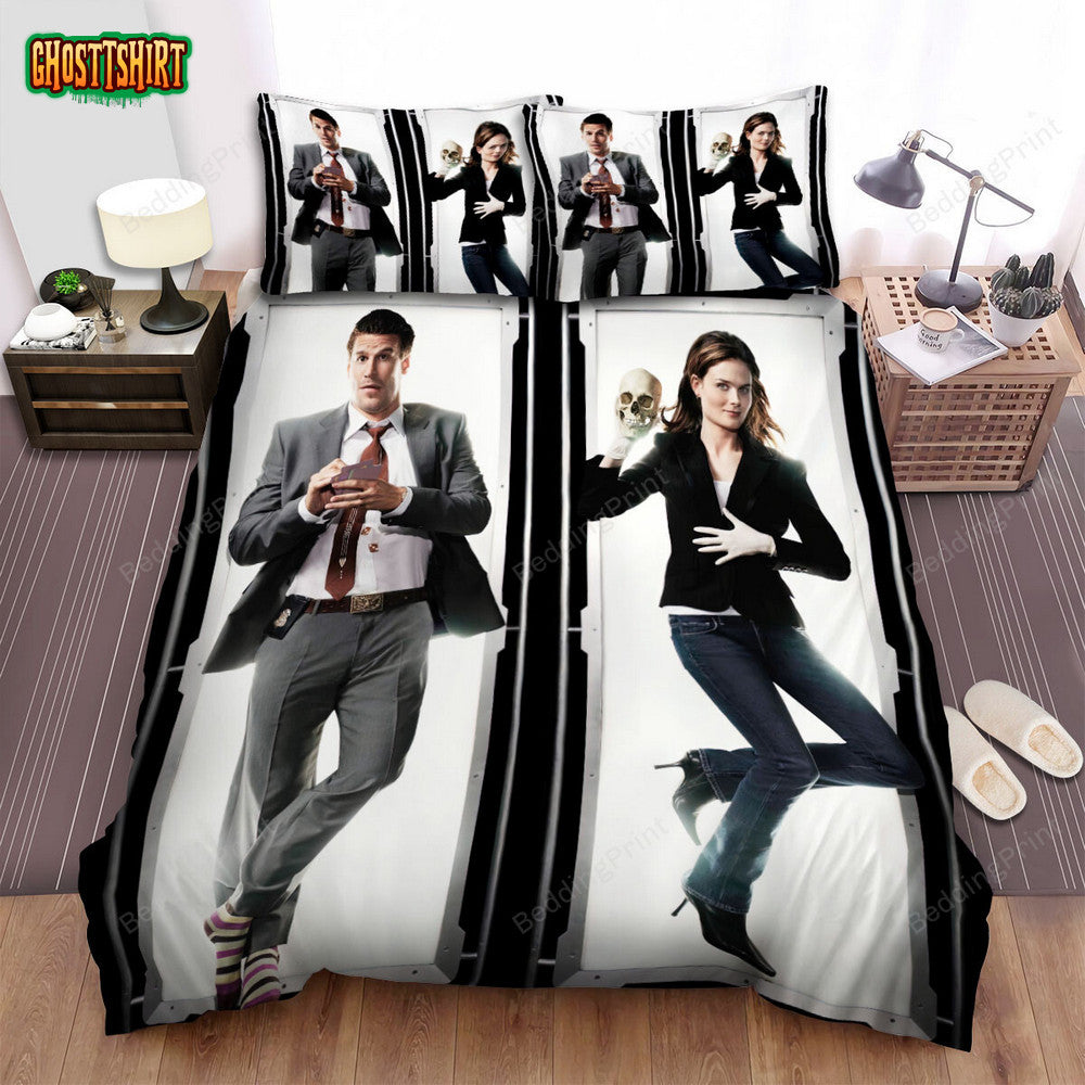 Bones (2005–2017) Movie Poster 9 Bed Sheets Duvet Cover Bedding Set