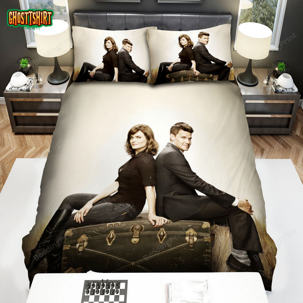 Bones (2005–2017) Movie Poster Theme Bed Sheets Duvet Cover Bedding Set
