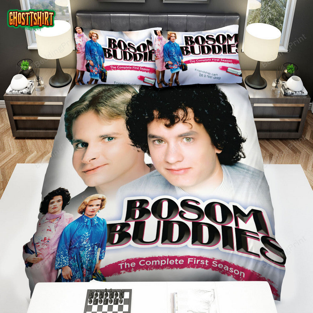 Bosom Buddies (1980–1982) Poster Movie Poster Bed Sheets Duvet Cover Bedding Set Ver 1
