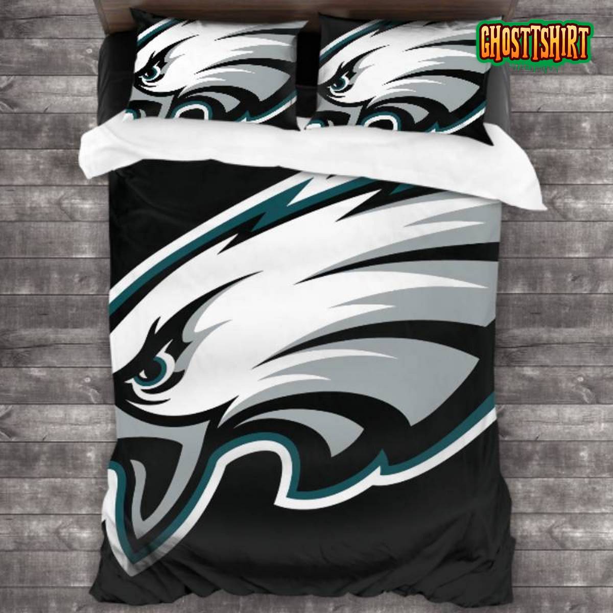 Breathable Philadelphia Eagles Logo Bedding Set