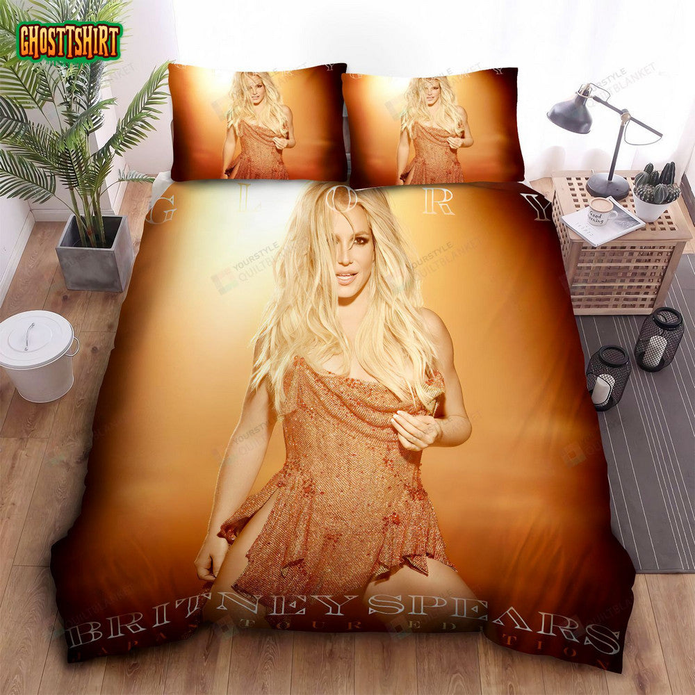 Britney Spears Glory Album Bed Sheets Spread Comforter Duvet Cover Bedding Set