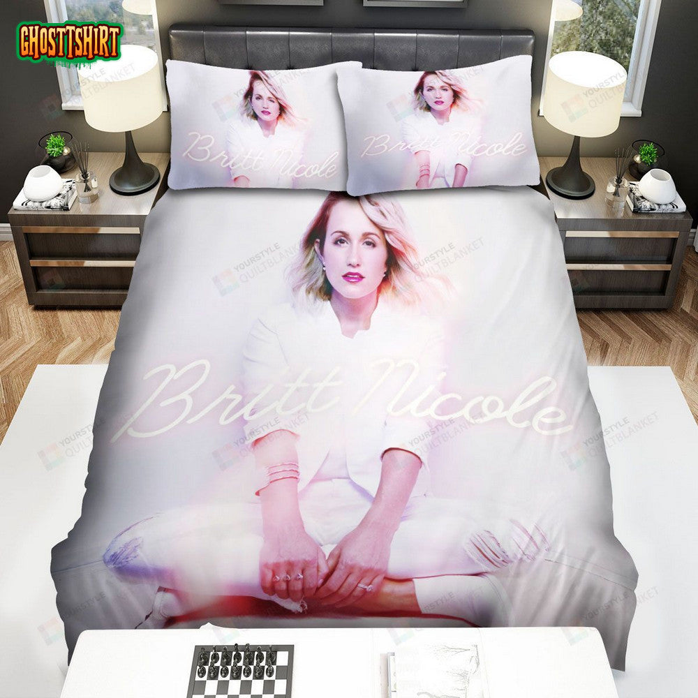 Britt Nicole Album Cover Bed Sheets Spread Comforter Duvet Cover Bedding Set