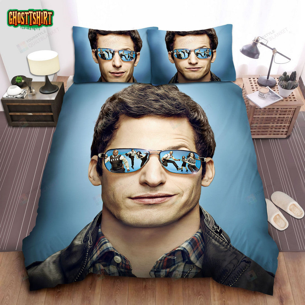 Brooklyn Nine-Nine Jake Peralta Poster Bed Sheets Spread Comforter Duvet Cover Bedding Set