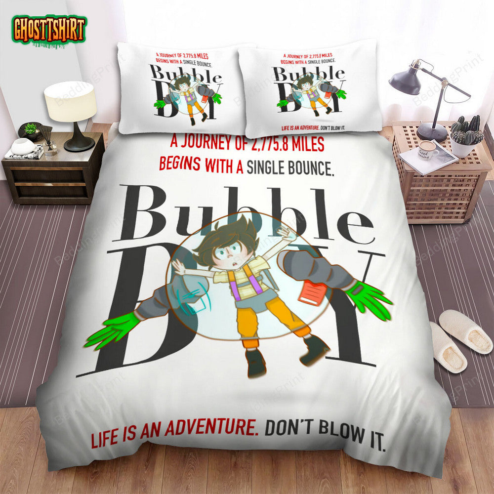 Bubble Boy Movie Poster Art Bed Sheets Duvet Cover Bedding Set