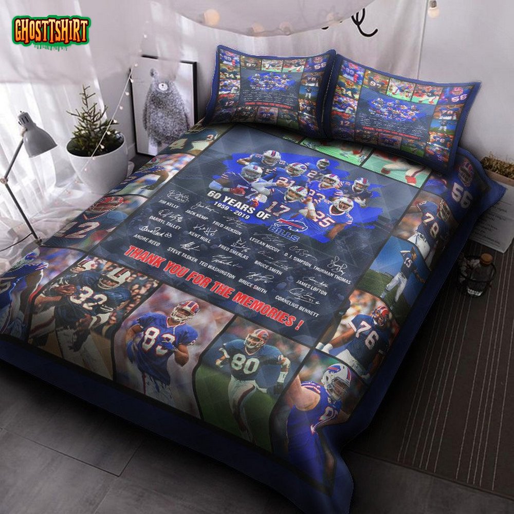 Buffalo Bills V1 Quilt Bed Set
