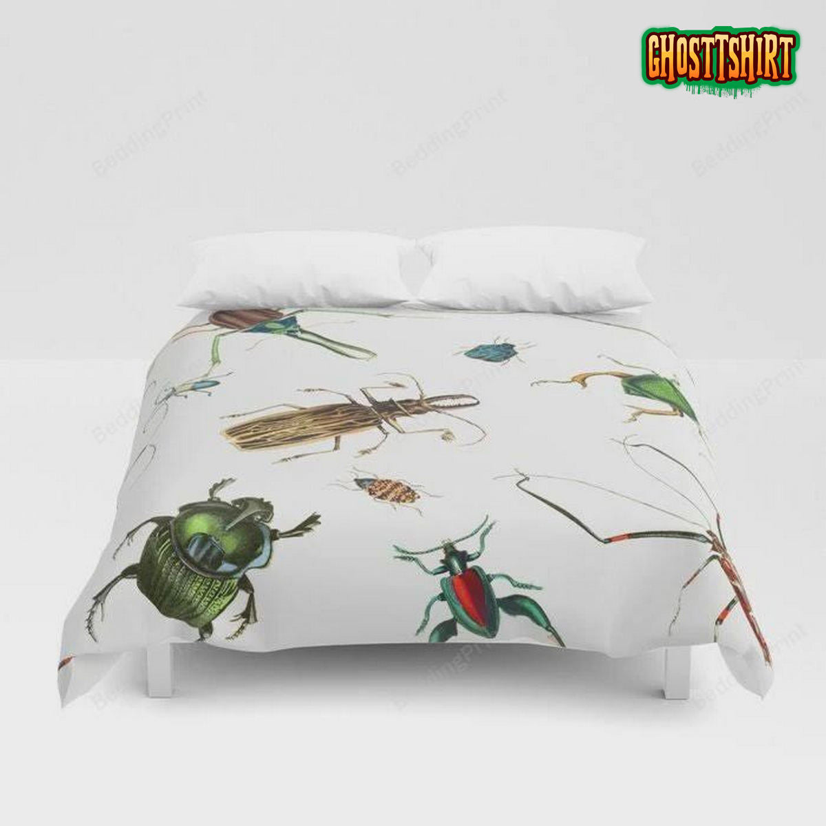 Bug Life Beetles Bugs Insects Colorful Insect Bed Sheets Duvet Cover Bedding Set