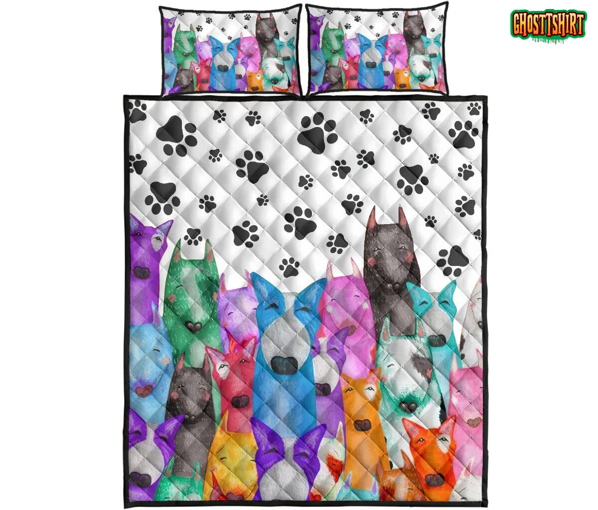Bull Terrier Team Bedding Set