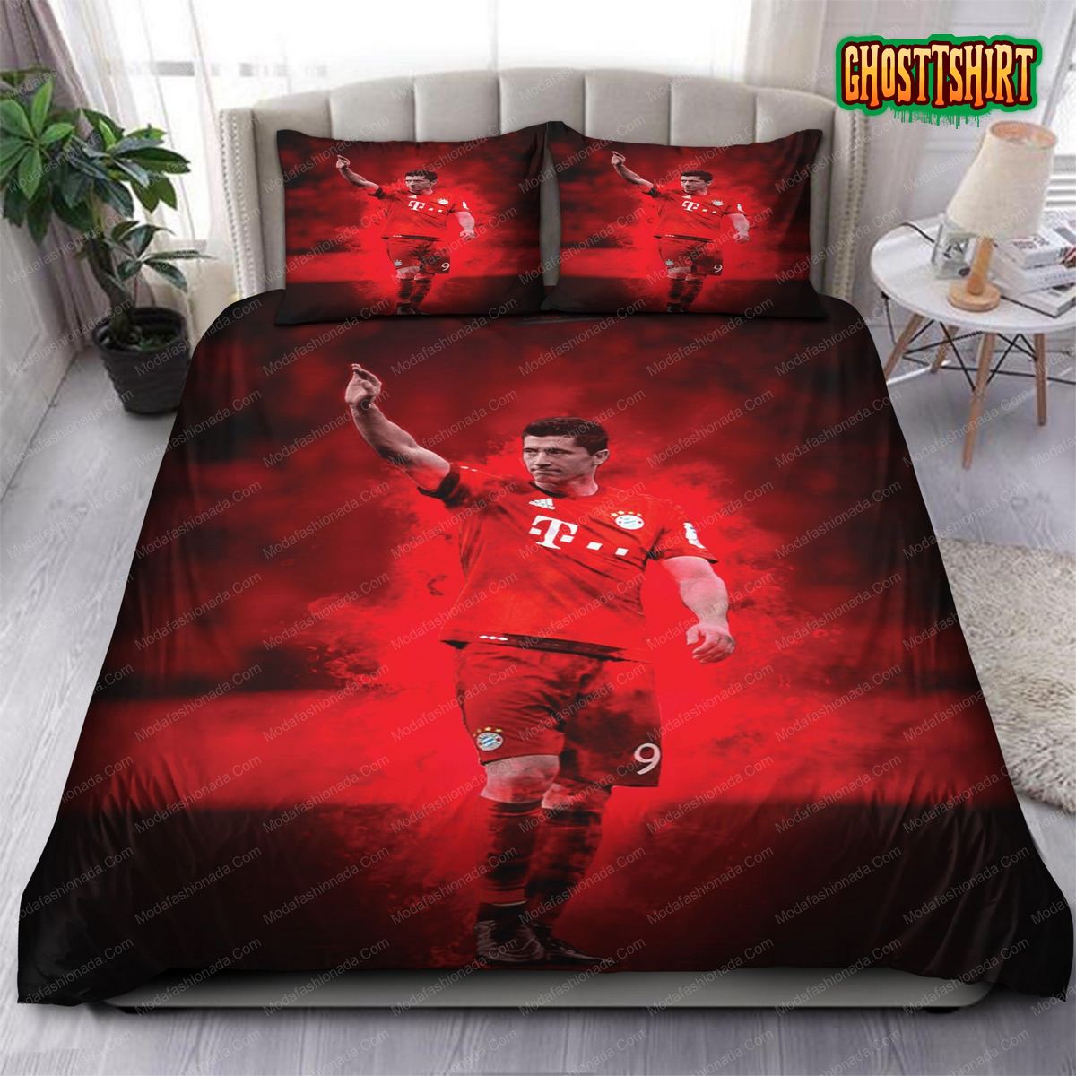Bundesliga Bayern Munich Lewandowski 86 Bedding Set