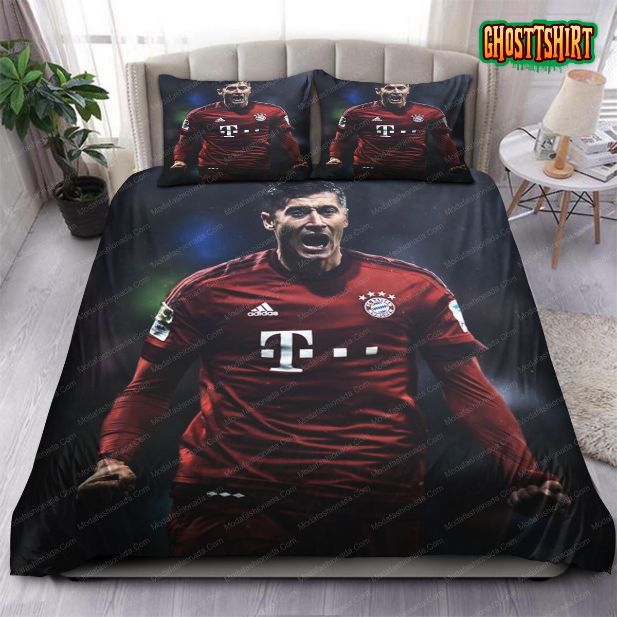 Bundesliga Bayern Munich Lewandowski 87 Bedding Set