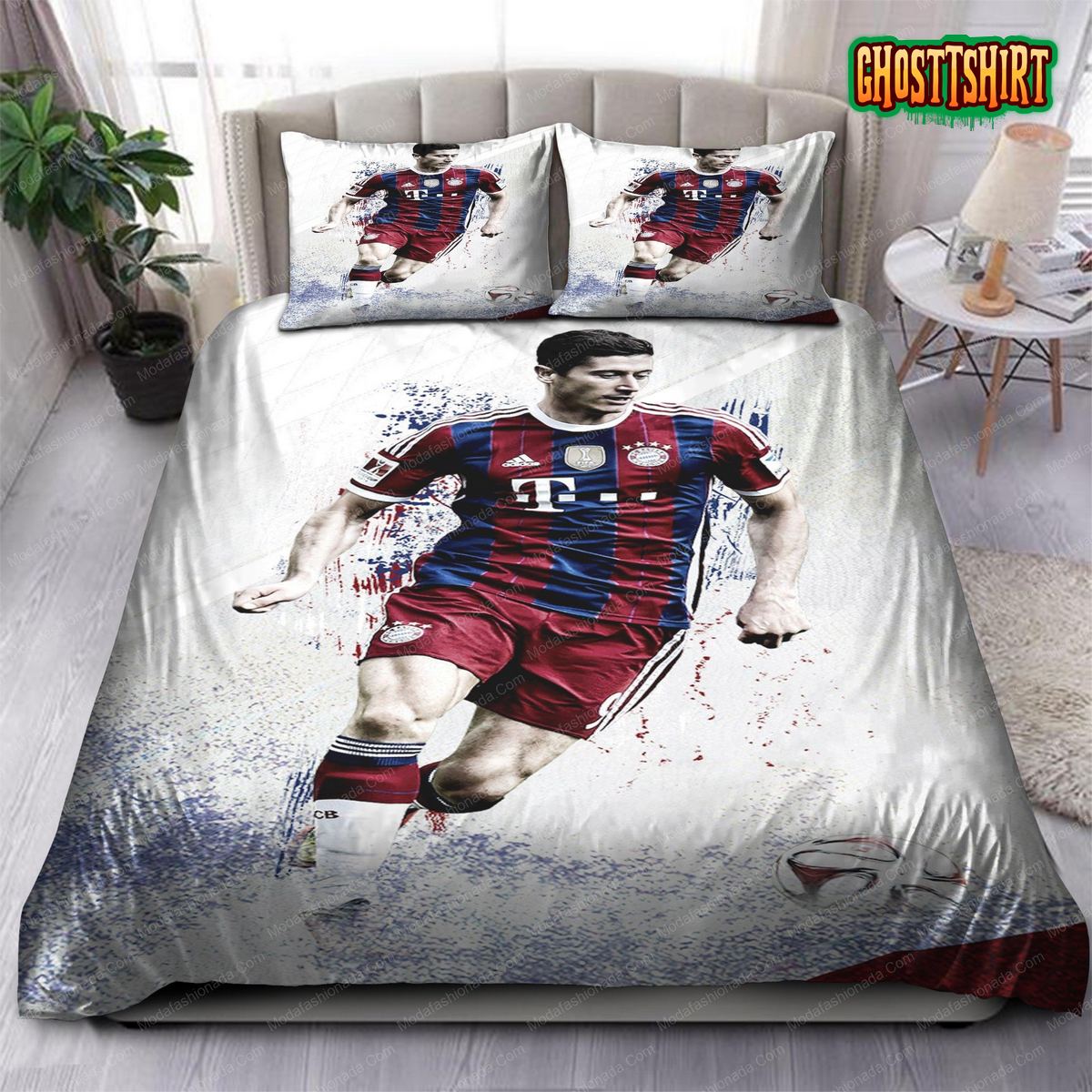 Bundesliga Bayern Munich Lewandowski 96 Bedding Set