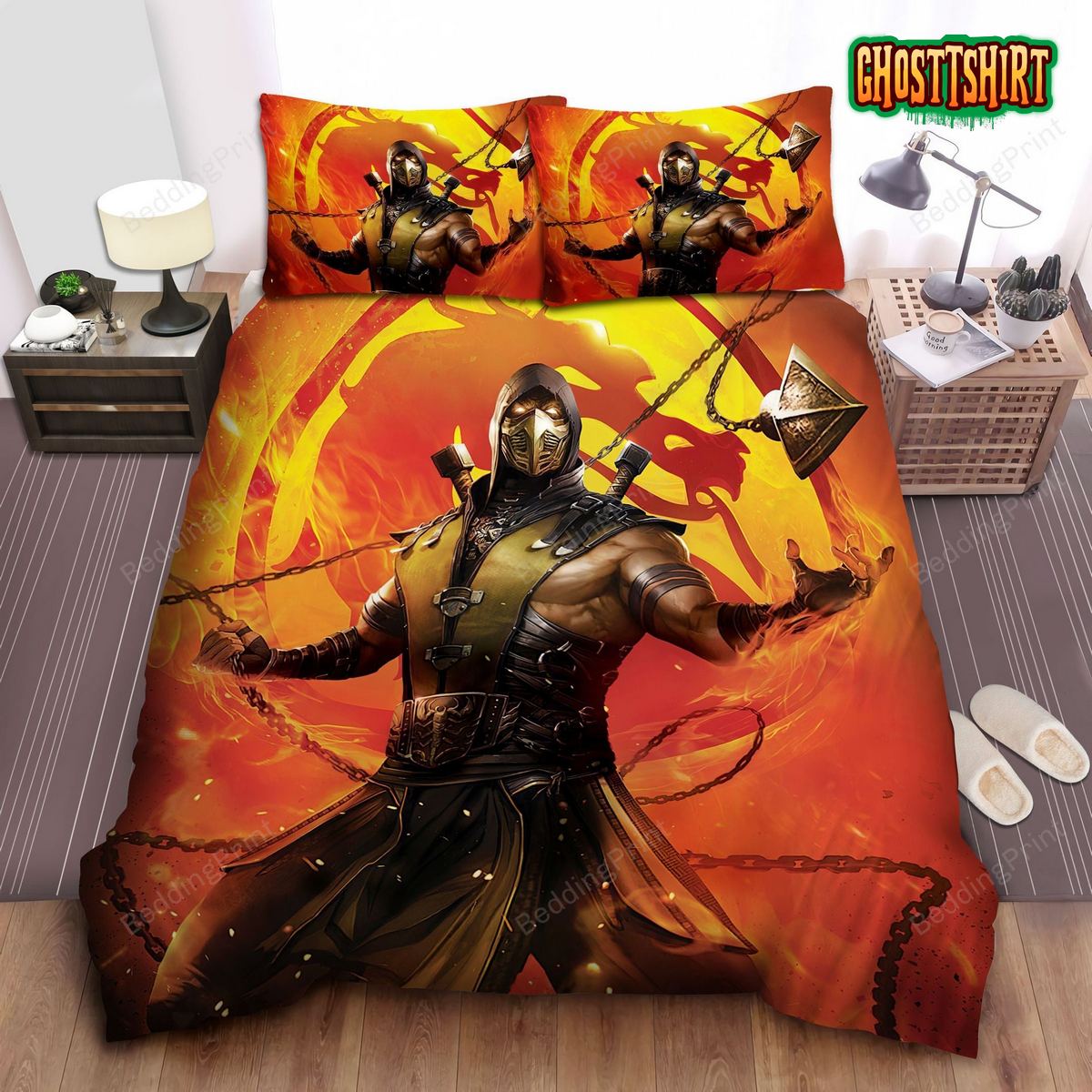 Burning Scorpion Bed Sheets Duvet Cover Bedding Set