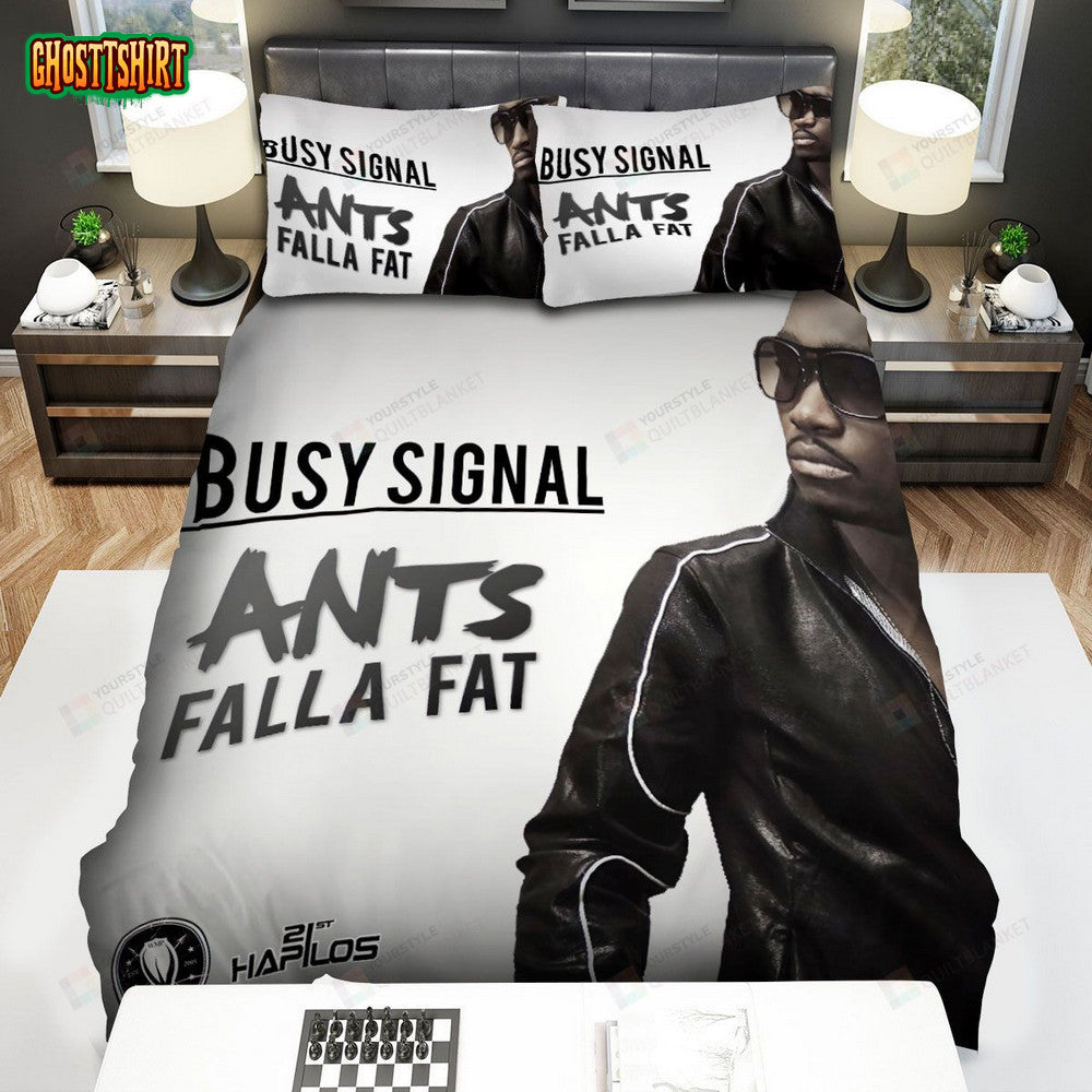 Busy Signal Ants Falla Fat Album Music Bed Sheets Spread Comforter Duvet Cover Bedding Set