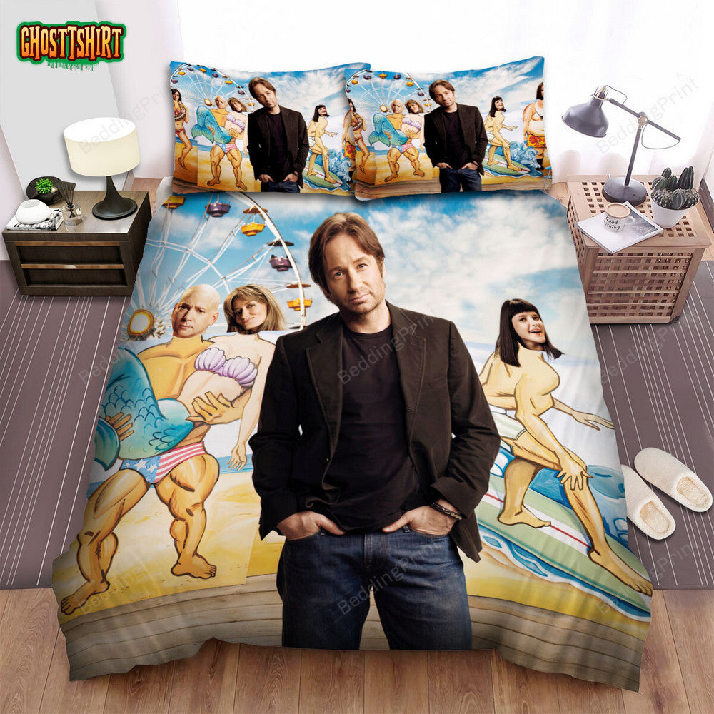 Californication (2007–2014) Wallpaper Movie Poster Bed Sheets Duvet Cover Bedding Set